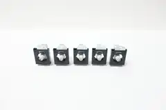 BOX OF 5 BACO 333EARM RED LED SCREW TERMINALS 130V-AC 3P
