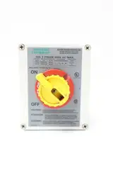 BRYANT 664X33D ROTARY MOTOR DISCONNECT SWITCH 30A 3PH 600V-AC