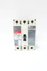 CUTLER HAMMER HMCP007C0C MOLDED CASE CIRCUIT BREAKER 600V-AC 3P 7A AMP