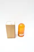 HUBBELL VAMG-100 AMBER GLASS GLOBE FOR KILLARK V SERIES