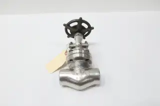 HENRY VOGT VOS-60 MANUAL STAINLESS SOCKET WELD GLOBE VALVE 1IN
