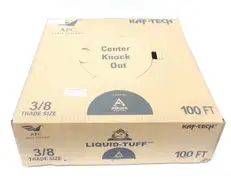 KAF-TECH 6101-30-00 NON UL LIQUIDTIGHT FLEXIBLE STEEL CONDUIT 100FT 3/8IN