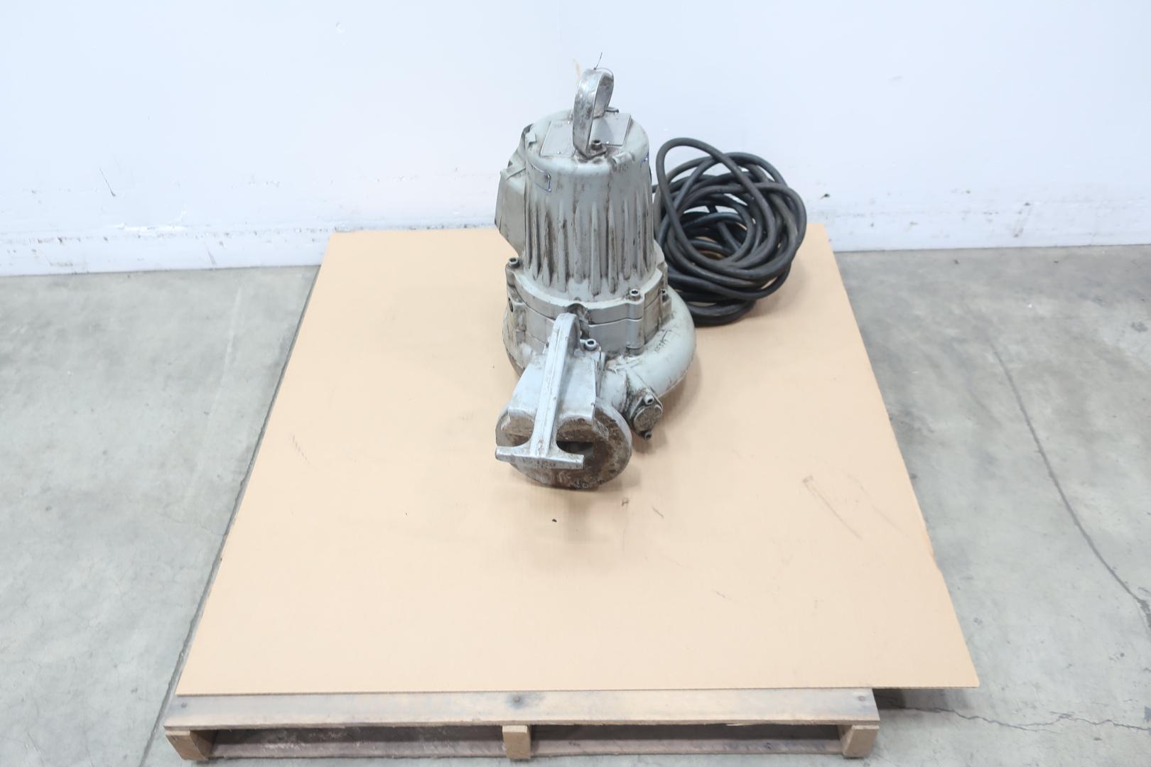 FLYGT 3102.060 SUBMERSIBLE SEWER PUMP 5HP 600V-AC
