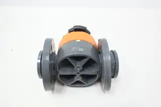 GEORGE FISCHER GF+ 515 DIAPHRAGM VALVE 2IN MANUAL FLANGED PVC