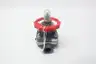 CHEMLINE PLASTICS U-PVC-EPDM 2070001 MANUAL PVC DIAPHRAGM VALVE 3/4IN NPT thumbnail 2