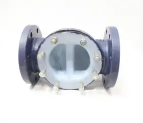 GIE A395 IRON FLANGED DIAPHRAGM VALVE BODY 4IN