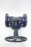 GIE A395 MANUAL IRON FLANGED DIAPHRAGM VALVE 4IN thumbnail 2