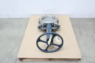 ALLEN SHERMAN HOFF SP222932 MANUAL STAINLESS LUGGED KNIFE GATE VALVE 12IN 150