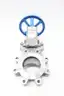 ORBINOX 20-3636MI-04.0-SS MANUAL STAINLESS LUGGED KNIFE GATE VALVE 4IN thumbnail 1