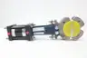 FABRI-VALVE FV-C3720785100 PNEUMATIC STAINLESS LUGGED KNIFE GATE VALVE 3IN 150 thumbnail 1