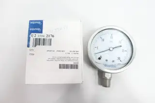 BOURDON MEX5-D61.H17/0133 PRESSURE GAUGES 4IN 1/2IN NPT LM 0-30PSI