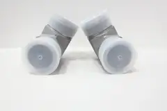SET OF 2 PARKER 32 ETX-S TRIPLE-LOK UNION 90DEG 2IN NPT X 2IN NPT