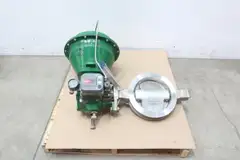 FISHER 8580 2052 SIZE 3 DVC6200 STAINLESS PNEUMATIC WAFER CONTROL VALVE 12IN 150
