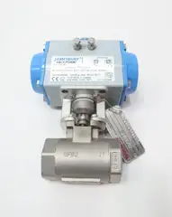JAMESBURY VPVL100DABD STAINLESS PNEUMATIC BALL VALVE 1IN NPT