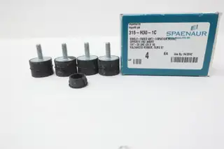 BOX OF 4 SPAENAUR 315-H30-1C ANTI-VIBRATION OPPOSITE END INSERT 1/4IN-20 UNC
