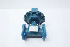ITT 1-2538-V-34-3213-P1 IRON PNEUMATIC FLANGED DIAPHRAGM VALVE 1IN