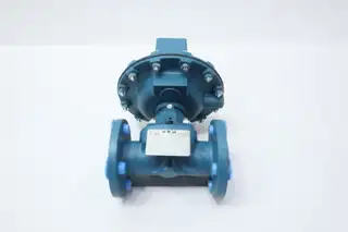 ITT 1-2538-V-34-3213-P1 IRON PNEUMATIC FLANGED DIAPHRAGM VALVE 1IN