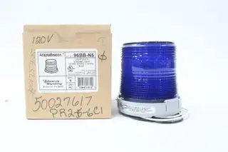 EDWARDS SIGNALING 96BB-N5 BLUE STROBE LIGHT 120V-AC