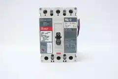 CUTLER HAMMER HMCP003A0C MOLDED CASE CIRCUIT BREAKER 3P 3A AMP
