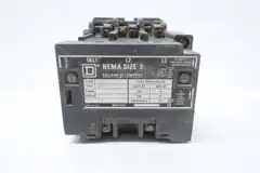 SQUARE D 8536 S00 MOTOR STARTER 3PH 600V SIZE 2