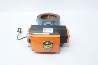 EBRO Z011-GMX-K1 EB8.1 SYD SBU-M203-K214-M01 PNEUMATIC WAFER CONTROL VALVE 6IN