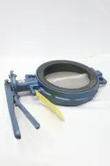 NAQIP N200WSSE MANUAL IRON WAFER BUTTERFLY VALVE 10IN 250