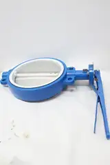 OHIO VALVE 4100STL MANUAL IRON WAFER BUTTERFLY VALVE 12IN 200