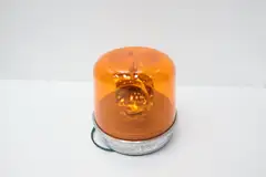 EDWARDS SIGNALING 58A-N5-100WH ADAPTABEACON AMBER ROTATING LIGHT 120V-AC
