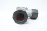 MIKROPUL 13100470A RIGHT ANGLE DIAPHRAGM VALVE 1IN NPT STAINLESS thumbnail 3
