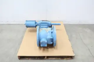 DEZURIK 551 PNEUMATIC STAINLESS FLANGED V-PORT CONTROL VALVE 10IN 150