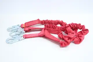 3M 1340141 PROTECTA RED DOUBLE SHOCK ABSORBING LANYARD 6FT
