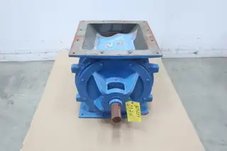 ACS CI 14X14 IRON FLANGED ROTARY AIRLOCK FEEDER VALVE 14IN