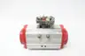 BRAY 92-1280-11300-532 DOUBLE ACTING PNEUMATIC VALVE ACTUATOR 140PSI thumbnail 3