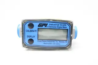 GPI G2S07N09GMA ELECTRONIC DIGITAL FLOW METER 3/4IN NPT