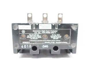 GENERAL ELECTRIC GE TEDL36060 HIGH FAULT PROTECTOR 30A AMP 600V-AC 3P