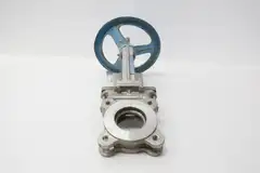 VELAN L10-0320C-13BL STAINLESS MANUAL LUGGED KNIFE GATE VALVE 3IN 150