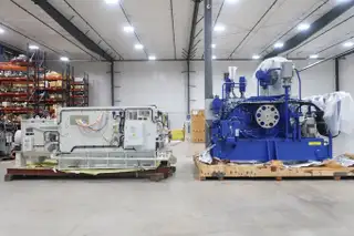 HOWDEN TWIN CA36K STEAM TURBINE GENERATOR SET 4.16KV 3.228MW 3PH