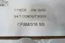 GIBSON 7075T STAINLESS CONDUIT BODY T 3/4IN thumbnail 6