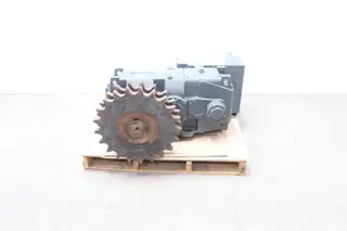 BROOK HANSEN QHPD3-M5 RLN PARALLEL SHAFT GEAR DRIVE REDUCER 73.452:1