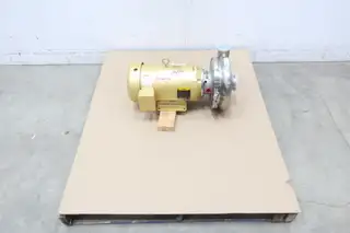 WAUKESHA CHERRY BURRELL 2085 STAINLESS CENTRIFUGAL PUMP 230/460V-AC 5HP 2.5X3