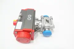 A-T CONTROLS 77SN TRIAC 77-C1-150/3RFD-XX STAINLESS BALL VALVE 1-1/2IN