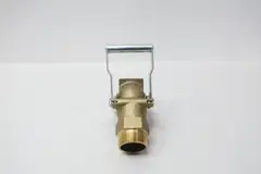 JUSTRITE 8-552 BRASS SELF-CLOSING GATE VALVE 2IN NPT