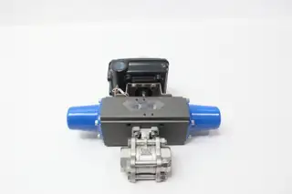 HOWELL H3DM HSR-50 HK-100 PNEUMATIC STAINLESS CONTROL VALVE 3/4IN NPT