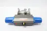 HOWELL H51F HSR-80 PNEUMATIC STAINLESS FLANGED BALL VALVE 2IN thumbnail 3