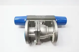 HOWELL H51F HSR-80 PNEUMATIC STAINLESS FLANGED BALL VALVE 2IN