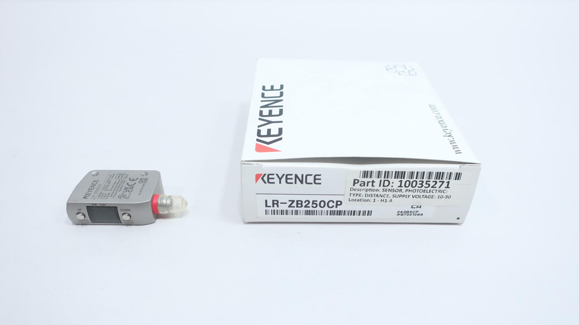 KEYENCE LR-ZH500N LASER SENSOR 10-30V-DC