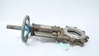 ORBE 20-3636 CPX MANUAL STAINLESS LUGGED KNIFE GATE VALVE 6IN