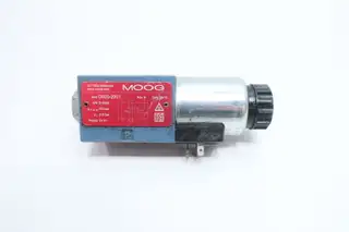 MOOG D820-2001 HYDRAULIC SOLENOID VALVE 350BAR 24V-DC