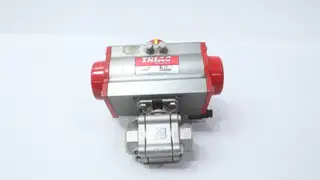 A-T CONTROLS 88 STAINLESS PNEUMATIC BALL VALVE 1IN NPT