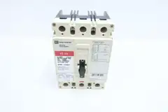 CUTLER HAMMER FD3060 FD 35K MOLDED CASE CIRCUIT BREAKER 60A 3P 600V-AC 250V-DC